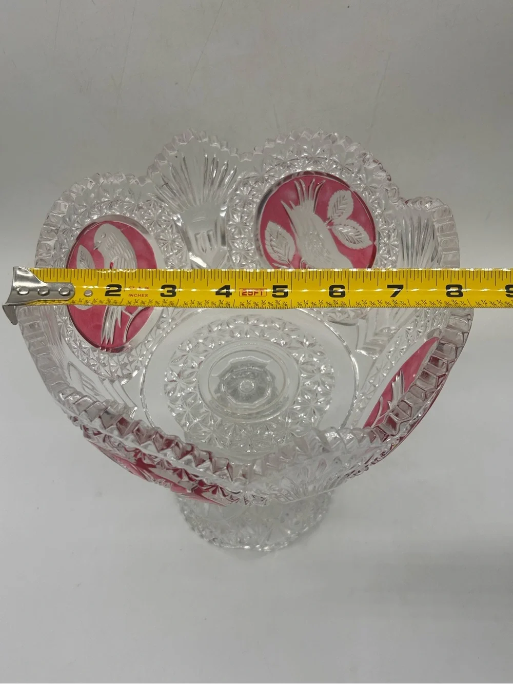 HOFBAUER Byrdes Collection, The Ruby Round Compote
